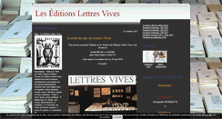 Desktop Screenshot of editions-lettresvives.com